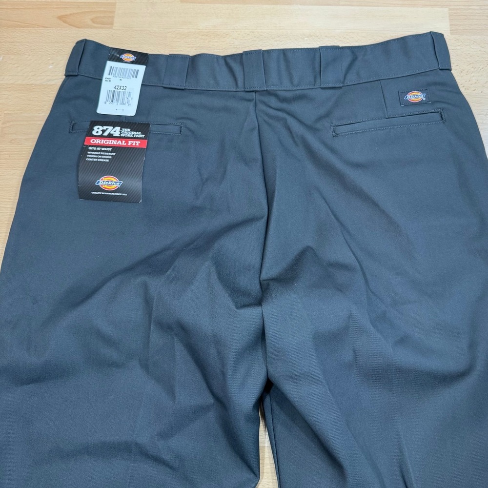 Dickies 874 Original Fit Work Pants 42x32 Gray New With Tags